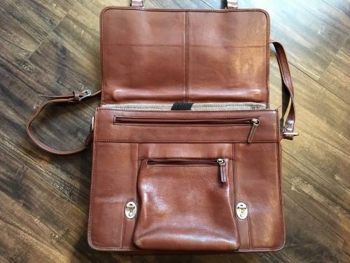 Hidesign genuine leather laptop bag
