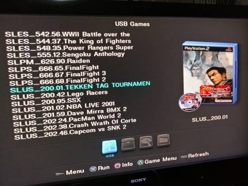 PS2 FMCB+160GB 3.5"HDD 100games