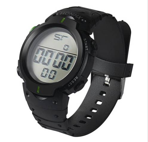 Waterproof Men's Silicone LCD Digital Stopwatch Date Rubber Sport Wrist Watch