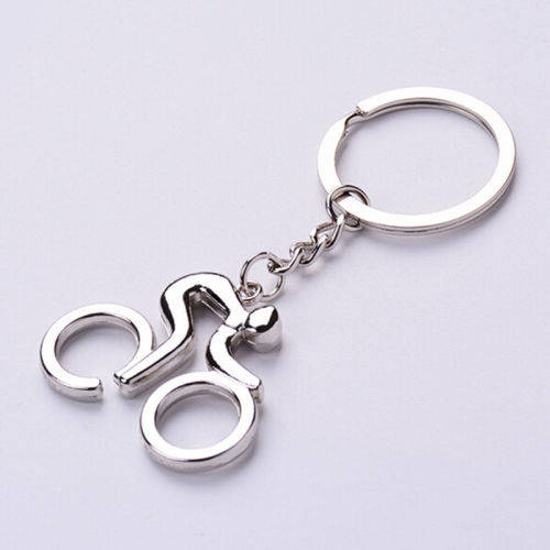 Stainless Steel Key Chain Holder Bottle Opener Fathers Day Gift Man Bicycle Key chain hot silver