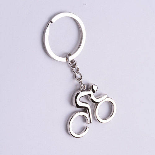 Stainless Steel Key Chain Holder Bottle Opener Fathers Day Gift Man Bicycle Key chain hot silver