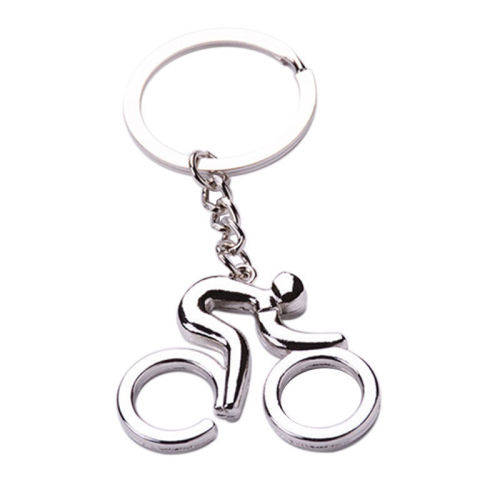 Stainless Steel Key Chain Holder Bottle Opener Fathers Day Gift Man Bicycle Key chain hot silver