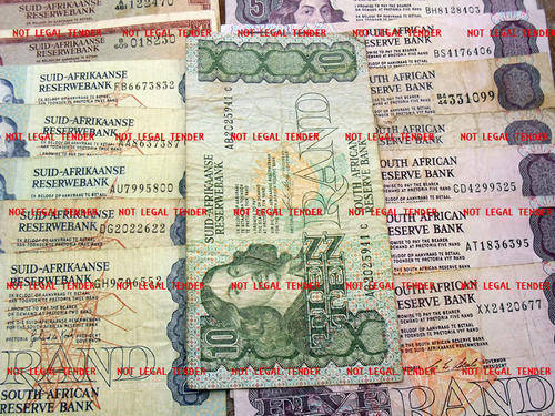 Lot of South African banknotes