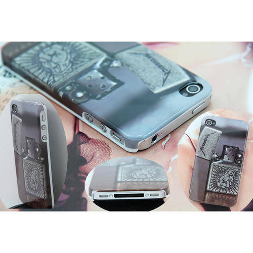 FREE SHIPPING!! 1pc Good quality lighter design protector cover case for i phone 4G 4S / CDMA
