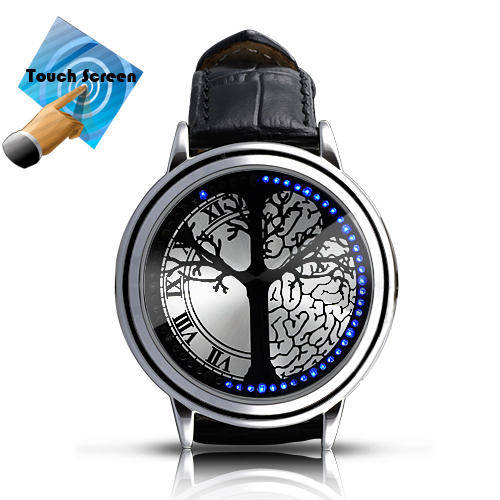 LOCAL STOCK!! Elegant Design Blue Hybrid Touchscreen LED Watch