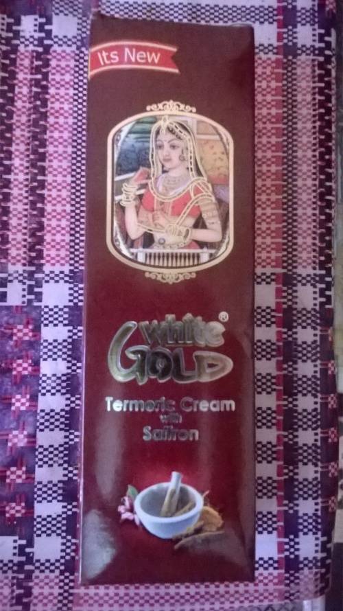 White Gold Turmeric Cream with Saffron