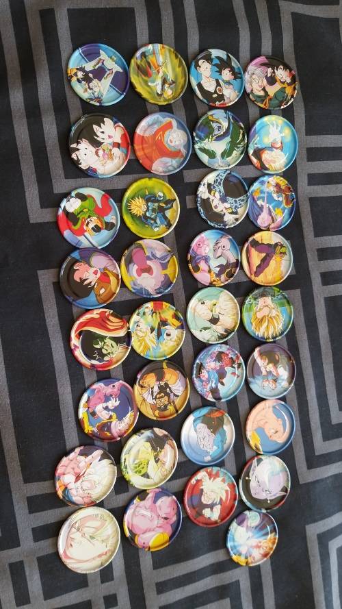 Dragon Ball z Metal Tazos