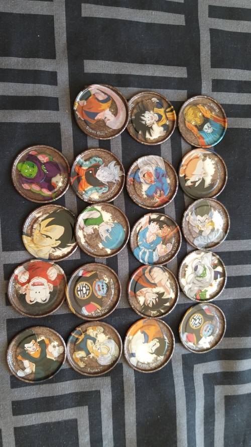 Dragon Ball z Metal Tazos