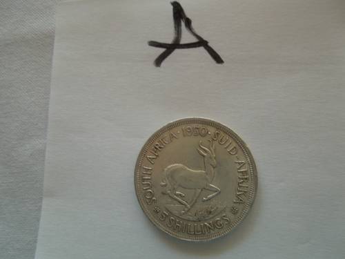 1950 Five Shilling ( Crown ) A