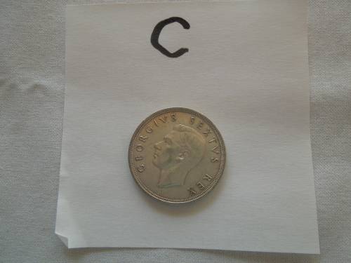 1950 Five Shilling  ( Crown ) C