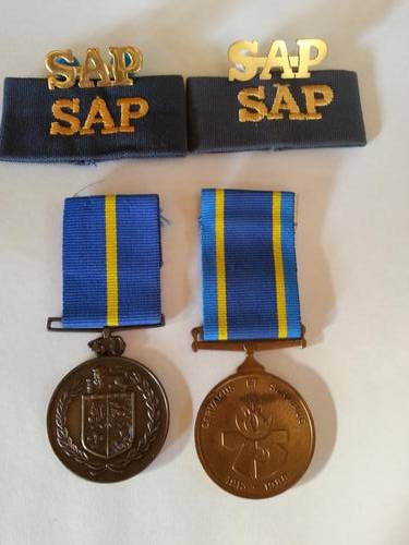 SAPS Police medal lot