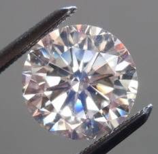 0.54 Round Brilliant IDL Certified Diamond.  I/I2