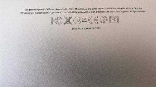 MacBook Pro 13 inch (2010/2011), faulty keyboard