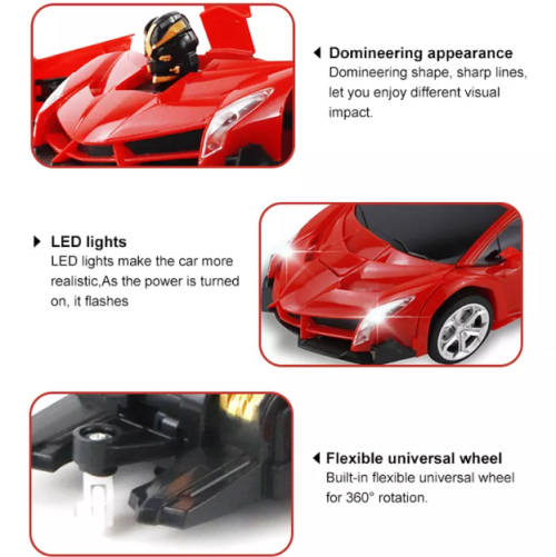 2-in-1 Remote Control Toy Car for Kids