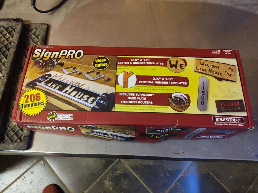 Milescraft Sign Pro  Sign Making Router Jig