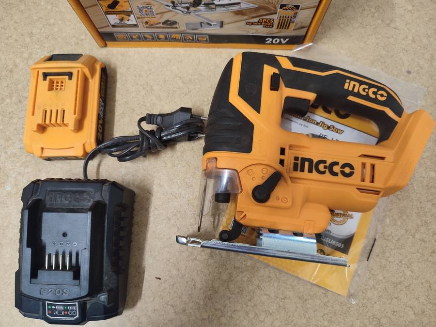 Ingco Cordless Jig Saw 20V With Battery