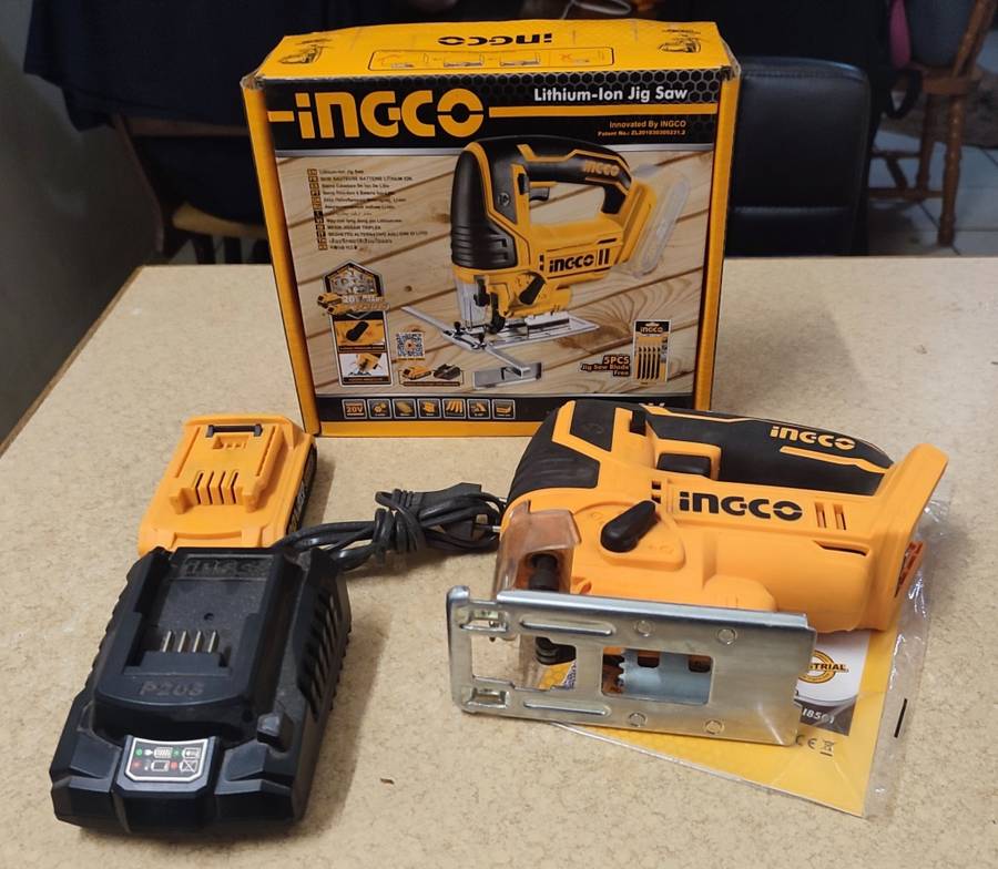 Ingco Cordless Jig Saw 20V With Battery