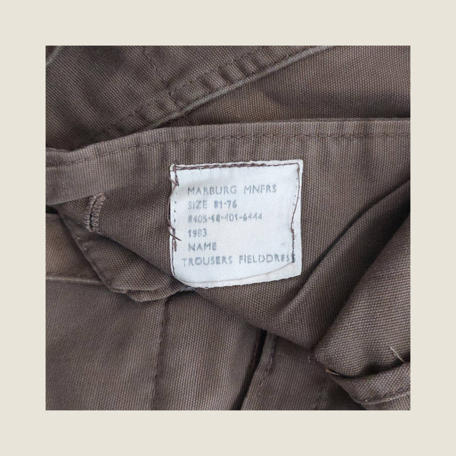 South African Defense Force Border War Field Trousers