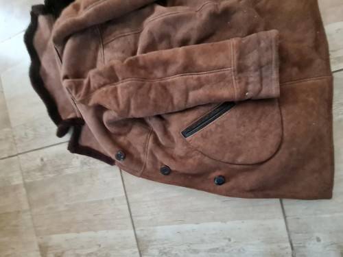 GENUINE SHEEP SKIN COAT  - Small   Winter Warmer