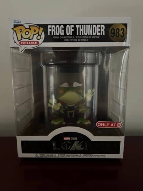 FROG OF THUNDER!!! LOKI!! FUNKO POP!! TARGET EXCLUSIVE!! DELUXE