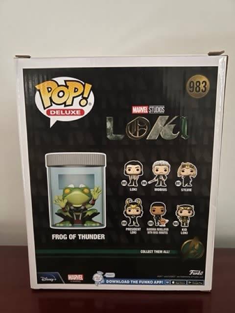 FROG OF THUNDER!!! LOKI!! FUNKO POP!! TARGET EXCLUSIVE!! DELUXE