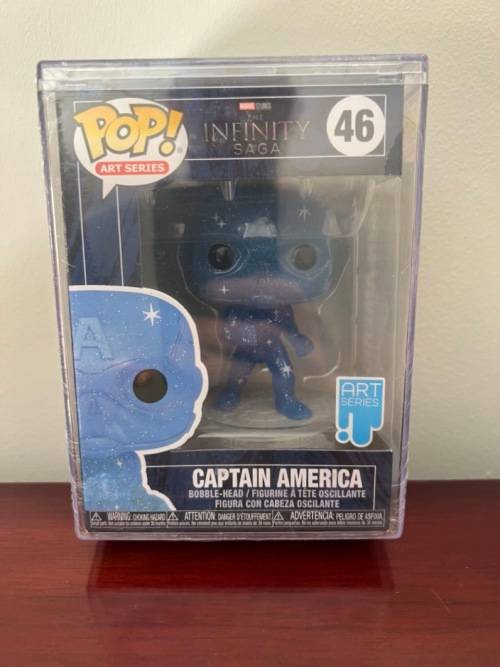 CAPTAIN AMERICA!!MARVEL!!FUNKO POP!! ART SERIES