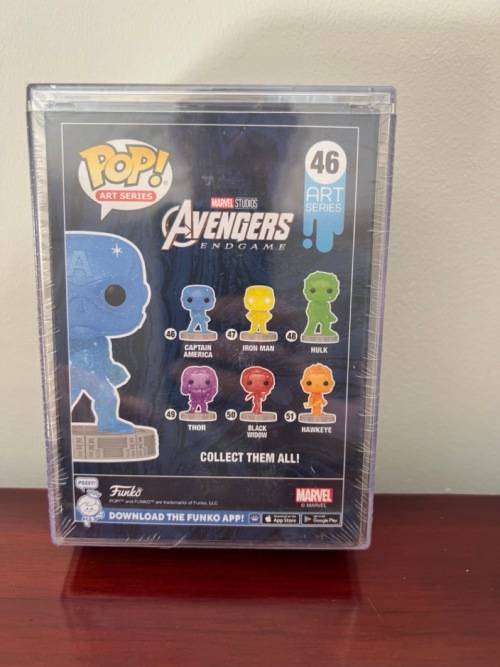 CAPTAIN AMERICA!!MARVEL!!FUNKO POP!! ART SERIES