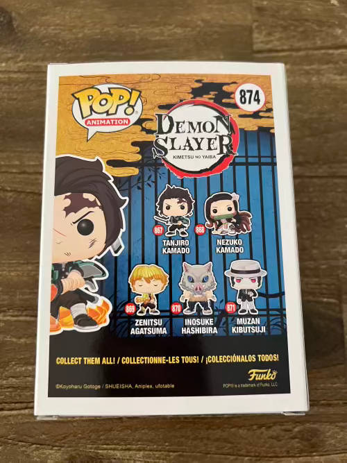 TANJIRO KAMADO!!EMON SLAYER!!FUNKO POP!! GALACTIC TOYS EXCLUSIVE