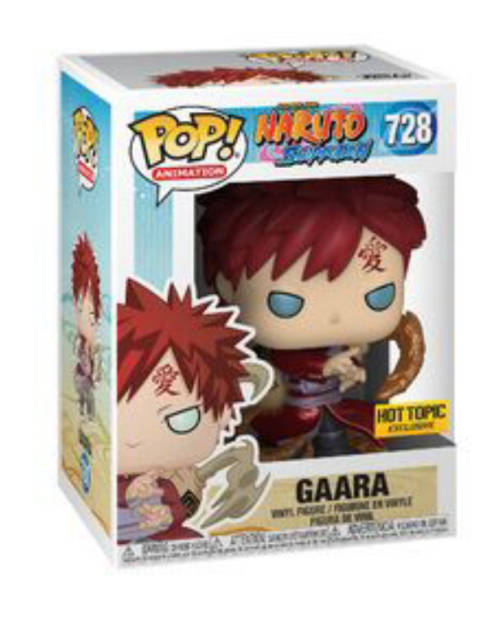 GAARA!!NARUTO!!FUNKO POP!! HOT TOPIC EXCLUSIVE!!