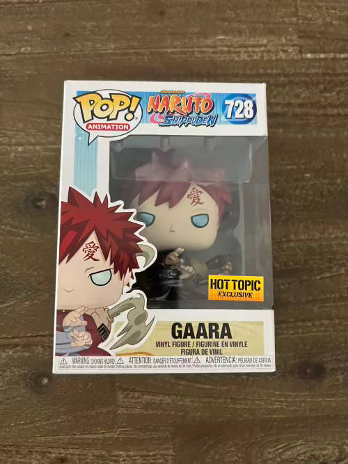 GAARA!!NARUTO!!FUNKO POP!! HOT TOPIC EXCLUSIVE!!