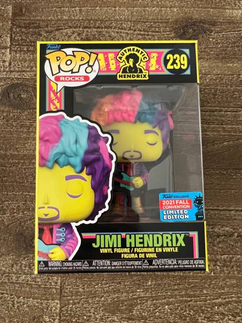 JIMI HENDRIX!!HENDRIX!!FUNKO POP!! FALL CON 2021 EXCLUSIVE!!