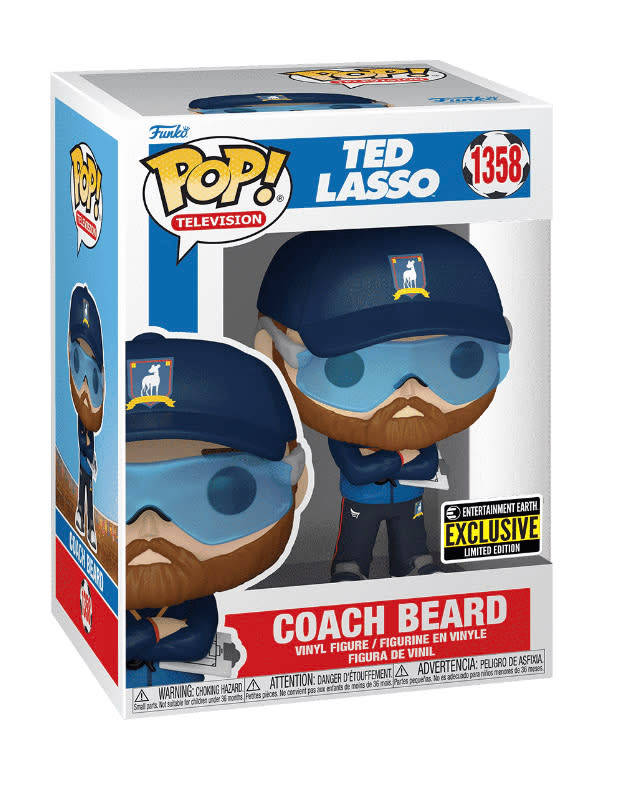 COACH BEARD!!TED LASSO!! FUNKO POP!! EE EXCLUSIVE!!