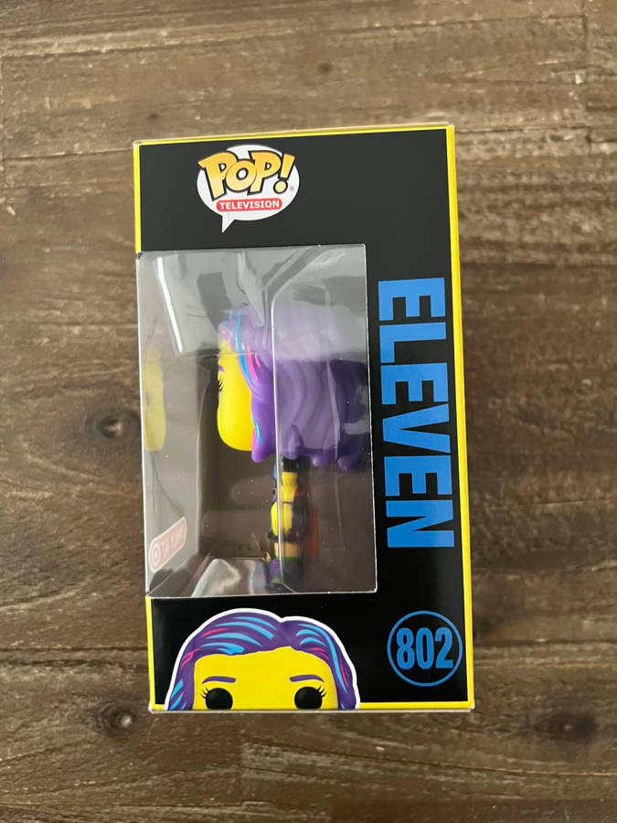 ELEVEN!!STRANGER THINGS!!FUNKO POP!! TARGET EXCLUSIVE!!BLACK LIGHT!!