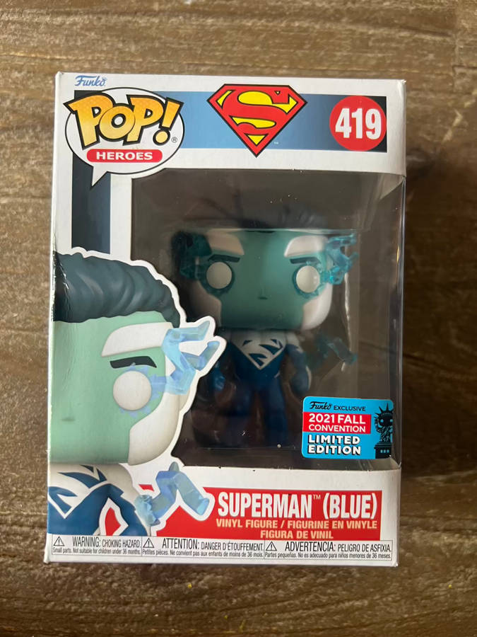SUPERMAN(BLUE)!!DC!!FUNKO POP! 2021 FALL CONVENTION!!