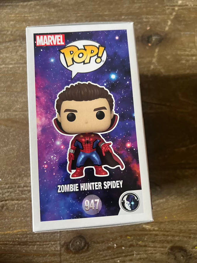 ZOMBIE HUNTER SPIDEY!!WHAT IF!!FUNKO POP!! HOT TOPIC EXCLUSIVE!!