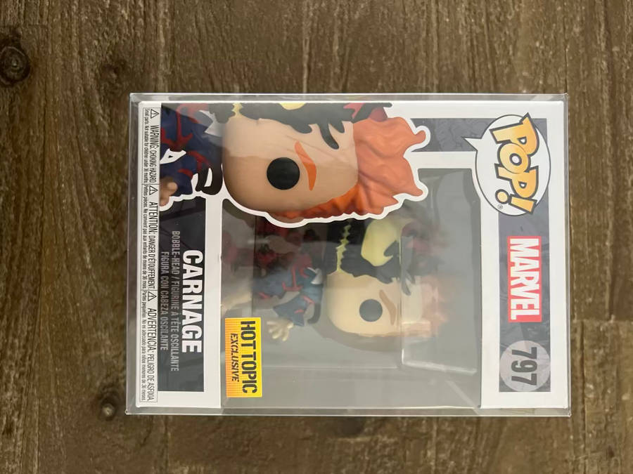 CARNAGE!!MARVEL!!FUNKO POP!! HOT TOPIC EXCLUSIVE!!!