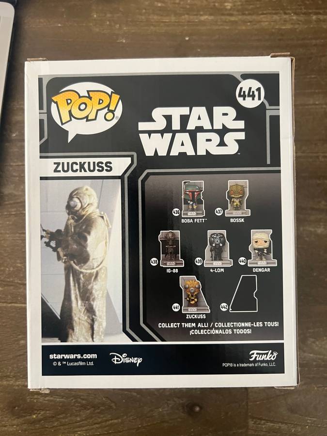 ZUCKUSS!!STAR WARS!!FUNKO POP!! DELUXE!! GAMESTOP EXCLUSIVE!!