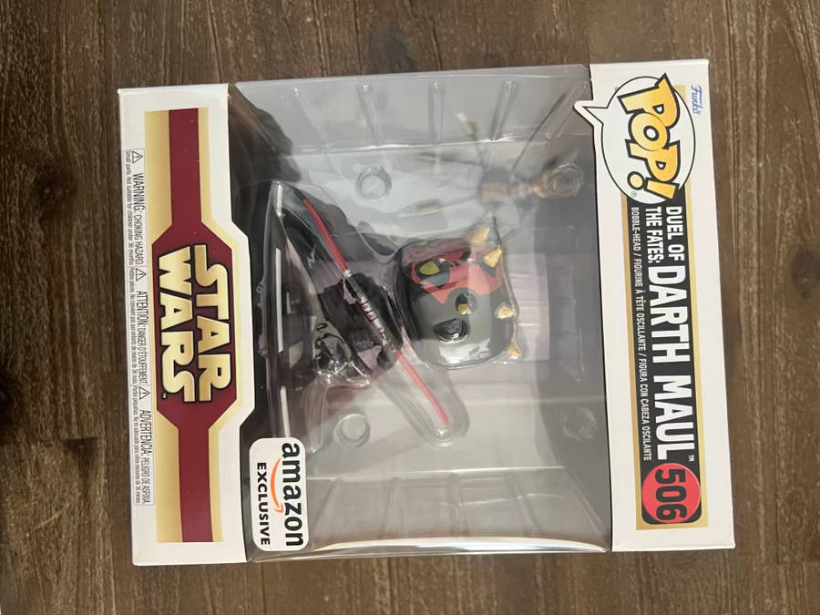 DARTH MAUL!!STAR WARS!!FUNKO POP!! AMAZON EXCLUSIVE!!