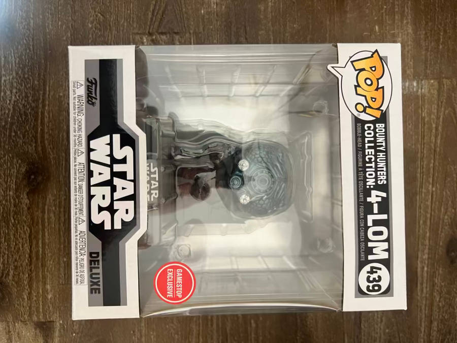 4-LOM!!STAR WARS!!FUNKO POP!!DELUXE!!GAMESTOP EXCLUSIVE!!