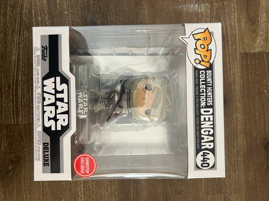 DENGAR!!STAR WARS!!FUNKO POP!!DELUXE!! GAMESTOP EXCLUSIVE!!