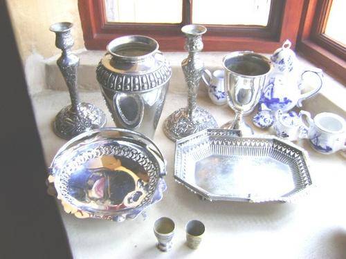 RARE SILVER PLATED CHURCH MASS LOT