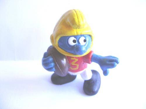 VINTAGE 1980 PEYO SCHLEIGH AMERICAN FOOTBALL SMURF