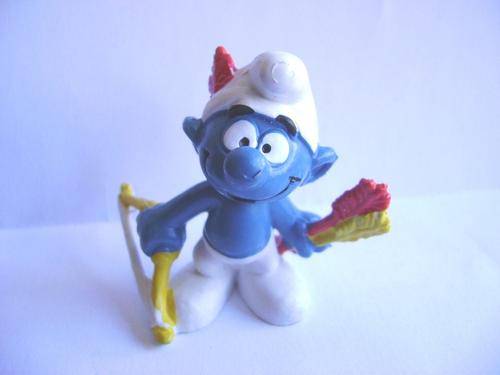VINTAGE 1978 PEYO SCHLEIGH ARCHER SMURF