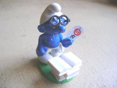 PEYO SCHLEICH BOOKWORM SMURF