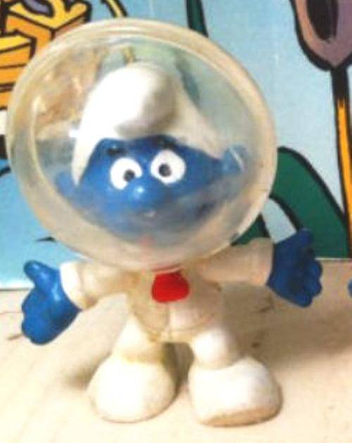 'FOR LISA ONLY' ASTRO BUBBLE SMURF.RED BIB VARIATION