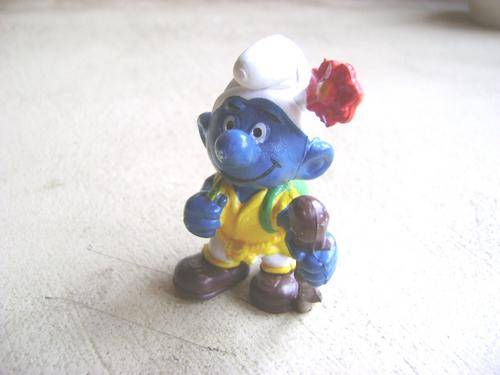 VINTAGE 1978  PEYO SCHLEIGH HK HIKER SMURF