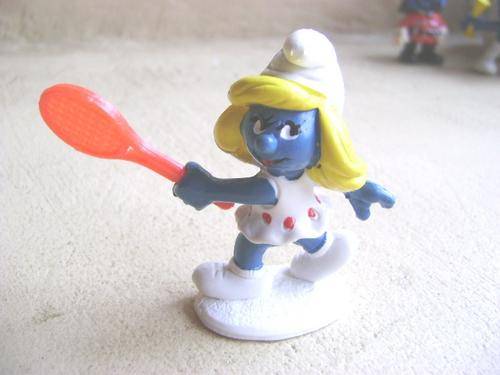 VINTAGE 1981 PEYO SCHLEIGH HK TENNIS SMURFETTE