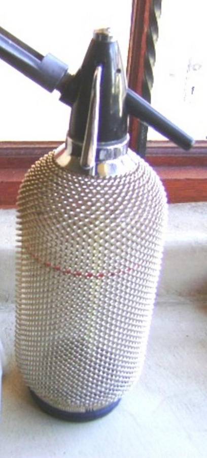 VINTAGE EXTRA LARGE HEAVY SODA WATER DISPENSER BOTTLE
