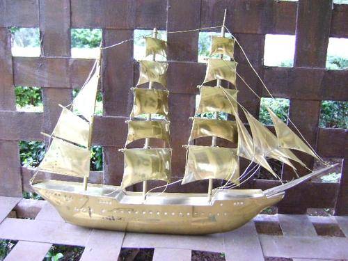 VINTAGE ELWECO BRASS GALLEON