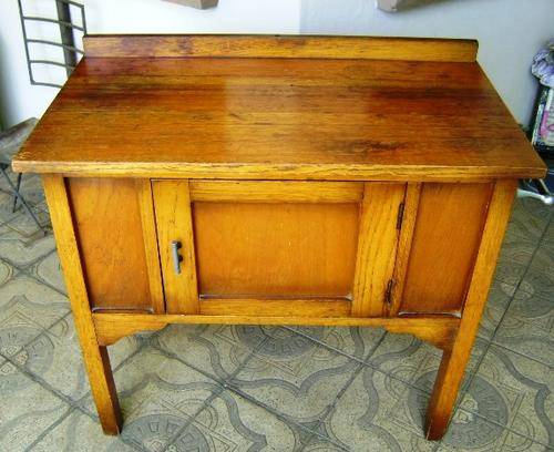 VINTAGE OAK WASH STAND